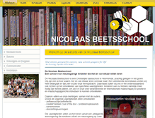 Tablet Screenshot of nicolaasbeetsschool.nl